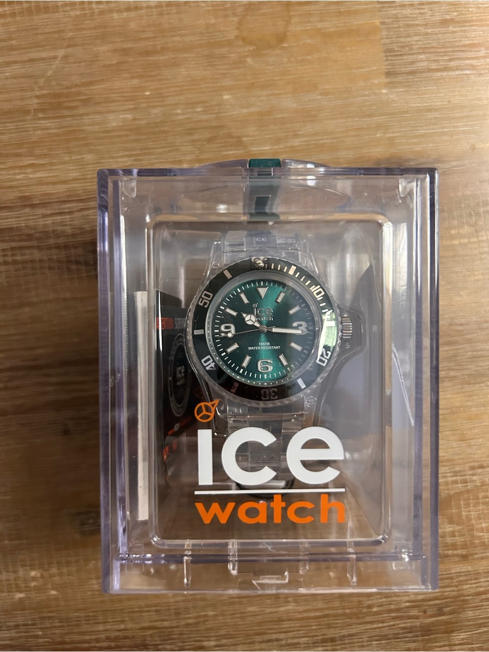 Ice Watch Transparent Case Green Dial Men's Watch